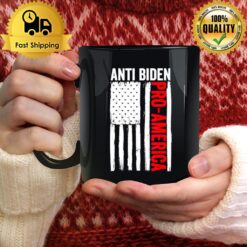 Pro Trump 2024 Election Anti Biden Flag Usa American Mug