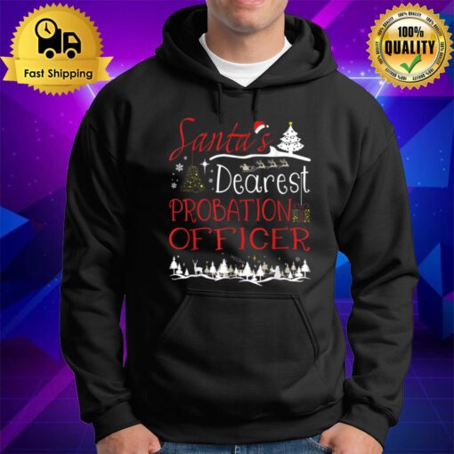 Probation Officer Xmas Job Cute Christmas Hoodie