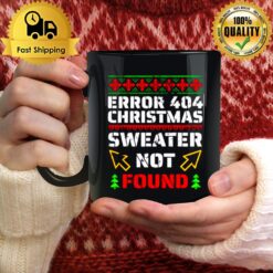 Programmer Nerd Error 404 Sorry Christmas Mug