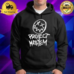 Project Mayhem White Fight Club Tyler Durden Hoodie