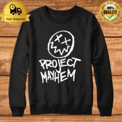 Project Mayhem White Fight Club Tyler Durden Sweatshirt