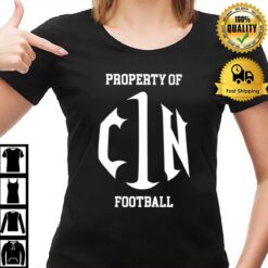 Property Of Cin Football T-Shirt