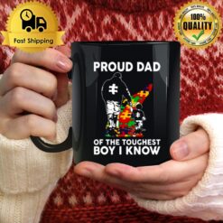 Proud Dad Of The Toughest Boy I Know Autism Awareness Mug