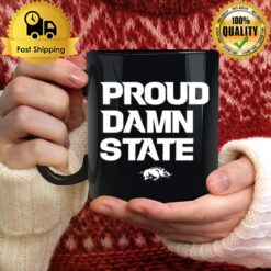 Proud Damn State Arkansas Razorbacks Cardinal Mug