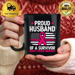 Proud Husband Of Survivor Breast Cancer Awareness Supporter Mug