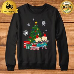 Proud Phil And Lil Around The Christmas Treel Chuckie Finster Rugrats Sweatshirt