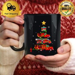 Proud To Be A Firefighter Fire Truck Christmas Tree Xmas Mug