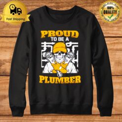 Proud To Be A Plumber Skull Plumbing Pipe Fitter Sweatshirt