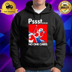 Pssst No One Cares Deadpool Hoodie