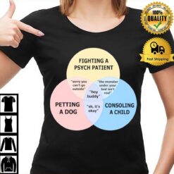 Psych Patient Venn Diagram T-Shirt