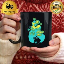 Psychedelic Women Face Planet Schizophrenia Mug