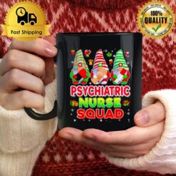 Psychiatric Nurse Squad Gnomies Christmas Mug