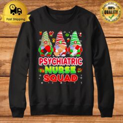 Psychiatric Nurse Squad Gnomies Christmas Sweatshirt