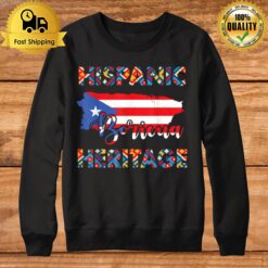 Puerto Rican Flag Hispanic Heritage Boricua Puerto Rico Sweatshirt