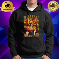 Puerto Rican Singer Rauw Alejandro Vintage 90'S Ra? Alejandro Ocasio Ruiz Hoodie