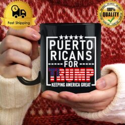 Puerto Ricans For Trump Conservative Gift 2024 Re Election Mug