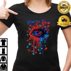 Puerto Rico Eye Flag Life T-Shirt