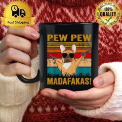 Pug Smoking Pew Pew Madafakas Vintage 2022 Mug