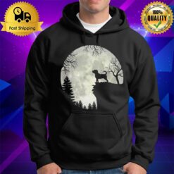 Puggle And Moon Halloween Hoodie