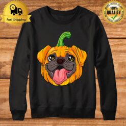 Pugkin Pug Pumpkin Halloween Thanksgiving Men Women Dog Sweatshirt