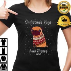 Pugs And Kisses Men'S Christmas T-Shirt