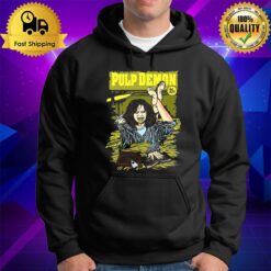 Pulp Demon The Exocist Regan Cover Pulp Fiction Scary Movie Hoodie