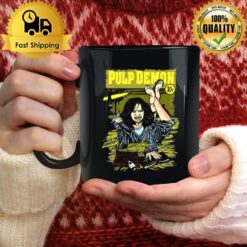 Pulp Demon The Exocist Regan Cover Pulp Fiction Scary Movie Mug