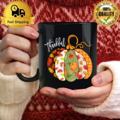 Pumpkin Fall Autumn Cute Halloween Thanksgiving Thankful Mug