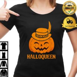 Pumpkin Funny Pumpkin Wearing A Hat Halloween 2022 T-Shirt