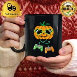 Pumpkin Halloween Jack O Lantern Gamer Boys Kids Halloween Mug