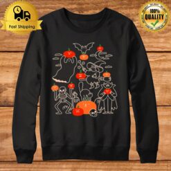 Pumpkin Party Halloween Monsters Sweatshirt