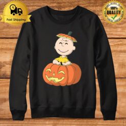 Pumpkin Patch Charlie Brown Funny Vintage Charlie Brown Halloween Sweatshirt