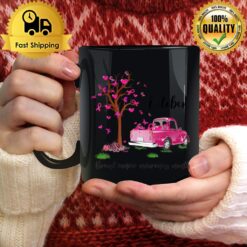 Pumpkin Pink Truck October Breast Cancer Awareness Month Mug