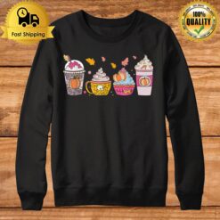 Pumpkin Spice Latte Cream Coffee Fall Halloween Thanksgiving Sweatshirt