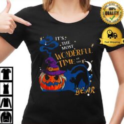 Pumpkin Witch It'S The Most Wonderful Time Of The Year Halloween T-Shirt