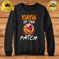 Pumpkin Yiayia Of The Patch Funny Matching Party Halloween Sweatshirt