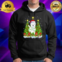 Puppy Westie Christmas Tree Dog Hoodie