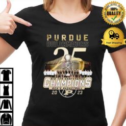 Purdue Boilermakers Big Ten Conference Champions Men'S Basketball 2023 T-Shirt