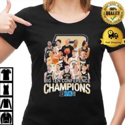 Purdue Boilermakers Team 2023 Big Ten Conference Champions T-Shirt