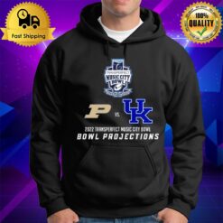 Purdue Boilermakers Vs Kentucky Wildcats 2022 Transperfect Music City Bowl Bowl Projections Hoodie