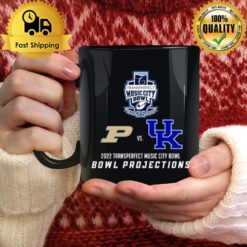 Purdue Boilermakers Vs Kentucky Wildcats 2022 Transperfect Music City Bowl Bowl Projections Mug