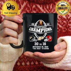 Purdue Boilermakers Win Indian 2022 Old Oaken Bucket Champions Mug