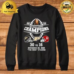 Purdue Boilermakers Win Indian 2022 Old Oaken Bucket Champions Sweatshirt