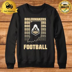 Purdue Football Wordmark Repea Sweatshirt