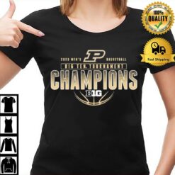 Purdue Men'S Basketball 2023 B1G Tournament Champions T-Shirt