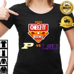 Purdue Vs Lsu 2022 Cheez It Bowl Playoff T-Shirt