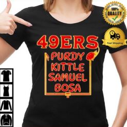 Purdy Kittle Samuel Bosa San Francisco 49Ers Best Players T-Shirt