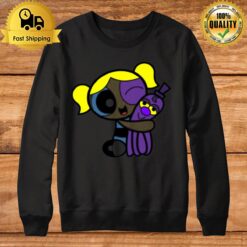 Purple Afropuff Girls Sweatshirt