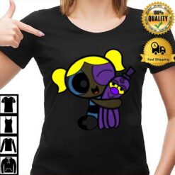 Purple Afropuff Girls T-Shirt