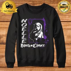 Purple And White Black Clover Sweatshirt